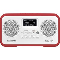 Sangean DPR-77 Tischradio DAB+, DAB, UKW Tastensperre Rot von Sangean