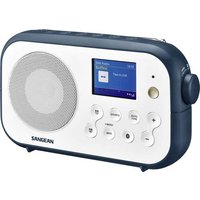 Sangean DPR-42BT White-Ink Blue Kofferradio DAB+, UKW Bluetooth® Weiß, Dunkelblau von Sangean