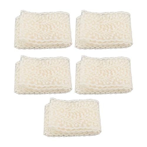 5 Rollen 2 -Yard -Spitzenband BEIGE Vintage Trim Ribbon für Handwerksprojekte Nähen Hochzeitsdekoration von Sangeponiang