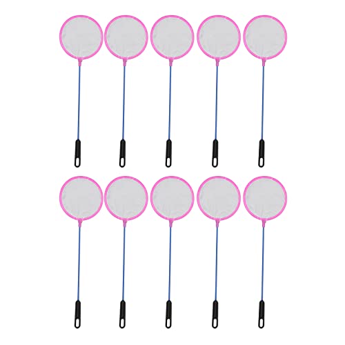 Für 10pcs für Aquarium, Plastik runde grobe grobe Loch -Loch -Loch -Fangnetzbeutel für Goldfische und Garnelen von Sangeponiang