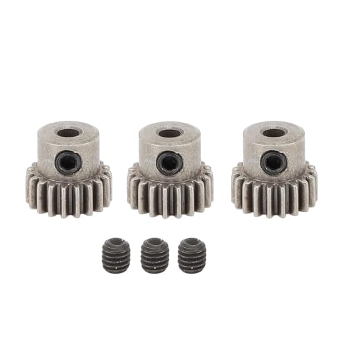 Für 3pcs, für RC -Auto, Motorgetriebe, M0.6 3.175 mm Bohrung, Stahlpulverlegierung (21t) von Sangeponiang