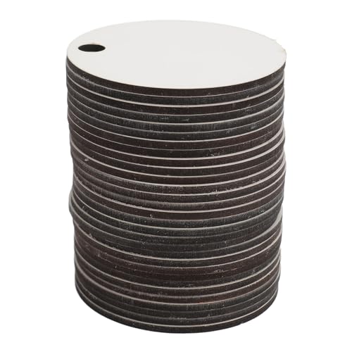 Für DIY, 30 Stcs Wärmeübertragung unvollendete Leerenname -Platten, Cup -Kartendekoration Supplies (Runden) von Sangeponiang