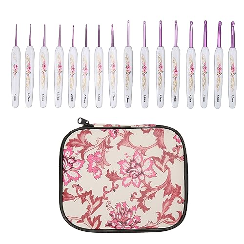 Für DIY Handstricken, für Häkel haken Kit, 16 Stk. Ergonomisches Häkel nadeln Set, Mehrzweck mit Fall Für DIY Handstricken, für Häkel haken Kit, 16 Stk. Ergonomisches Häkel nadeln Set, Mehrzweck mit Fall von Sangeponiang