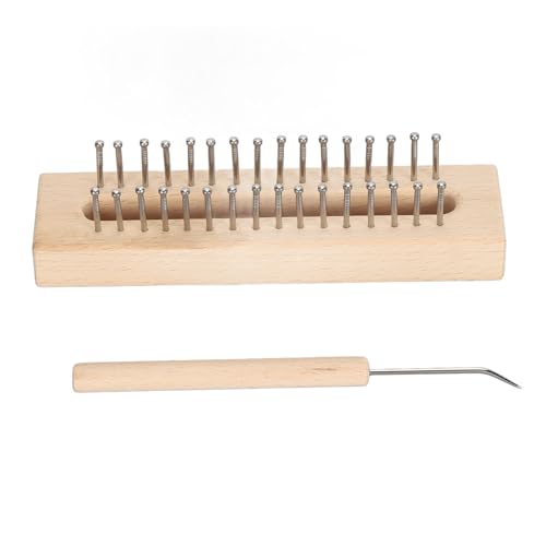 Für Holz, für das Stricken auf dem Schlebset, Holz mit Webstuhlhaken, für Schal -Sockenhut -Schal -Wandteppiche DIY -Projekte Stricken von Sangeponiang