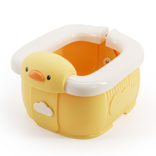 Für Kinder, für Kinder, die die Toilette falten, tragbar, leicht bequem, leckeres, leckeres, toilettensitz für Kleinkinder trainieren (Gelb) von Sangeponiang
