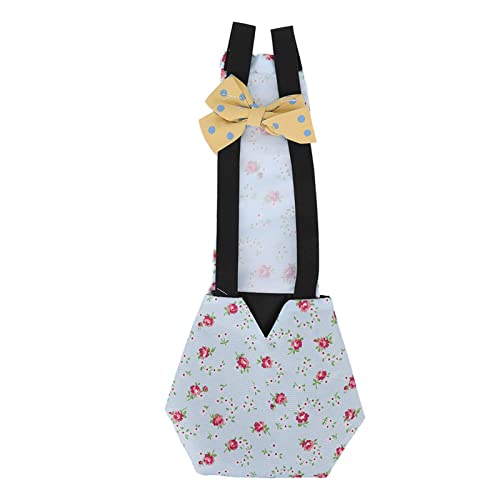 Für Pet Chicken, für Polyester, weiche und einstellbare Haustierwindeln für Huhn, Ente, Gänsegebrauch (M blau) von Sangeponiang