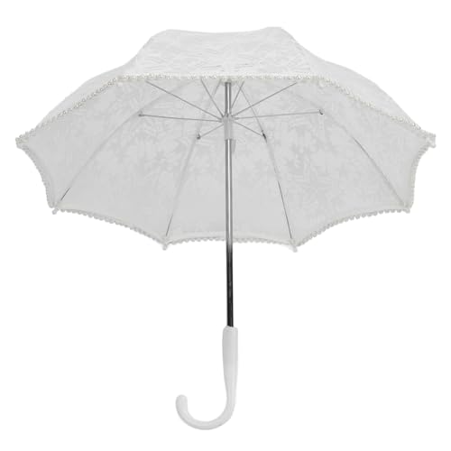 Für Spitzen, für romantische Stickereien Blumenbrautschirm, ergonomischer Griff, für Partyfotografie -Requisite (51322a (Kind)) von Sangeponiang