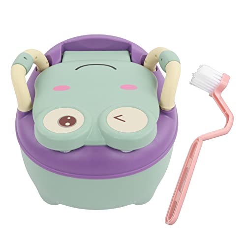 Für Töpfchen, für grüne PVC -Matten, 12 cm Höhe, Tierform, waschbar, tragbar, groß, für Töpfchen -Trainings -Toilette für 1 bis 4 Jahre von Sangeponiang