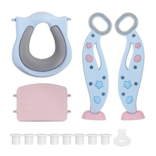 Für Töpfchen -Training, faltbare, komfortable hygienische Töpfchen -Training -Leiter -Toilettentrainer für Kleinkinder (& Mädchen) (Pu) von Sangeponiang