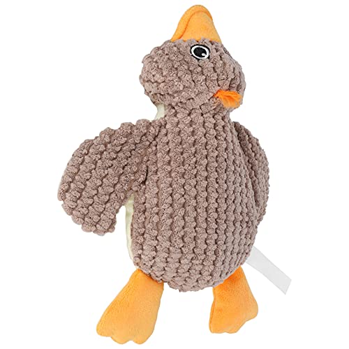 Für Welpen und mittelgroße Hunde, für Haustier -Kauspielzeug, graues Meeres Gurkenstreifen Duck Cotton Knot Molaren Training Quietschendes Spielzeug von Sangeponiang