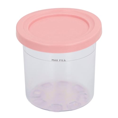 Für die NC299AM C300S -Serie für Eiscremesbehälter, PET -Deckel transparent, PC Cup -Körper für Eiscreme Pints (Rosa) von Sangeponiang