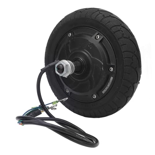 Für elektrische Roller für 8 Zoll, 36 V 350W bürstenlosen Hub -Hub -Motor mit Reifen, 200 mm Durchmesser 45 mm Reifenbreite 70 -mm -Öffnungsbreite doppelseitige Gewindewelle von Sangeponiang