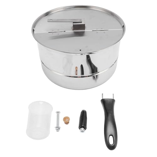 Koper Popcorn Maker Edelstahl Popcorn Popper mit Handkurbel Popcorn -Topf für Gas Elektrische Erwärmung Koper Popcorn Maker Edelstahl Popcorn Popper mit Handkurbel Popcorn -Topf für Gas Elektrische Erwärmung von Sangeponiang