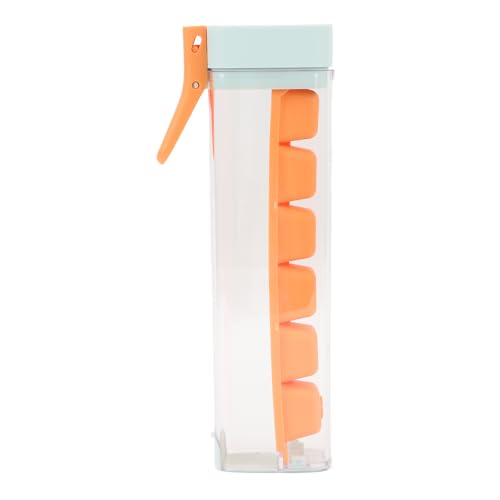 Sangeponiang Für PC PP für Eiswürfelschale 6 Grid Pushtyp Easy Release Abtretbar für den Sommer -Gefrierschrank (Blau) von Sangeponiang