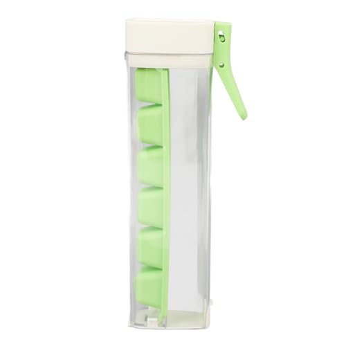 Sangeponiang Für PC PP für Eiswürfelschale 6 Grid Pushtyp Easy Release Abtretbar für den Sommer -Gefrierschrank (Weiß) von Sangeponiang