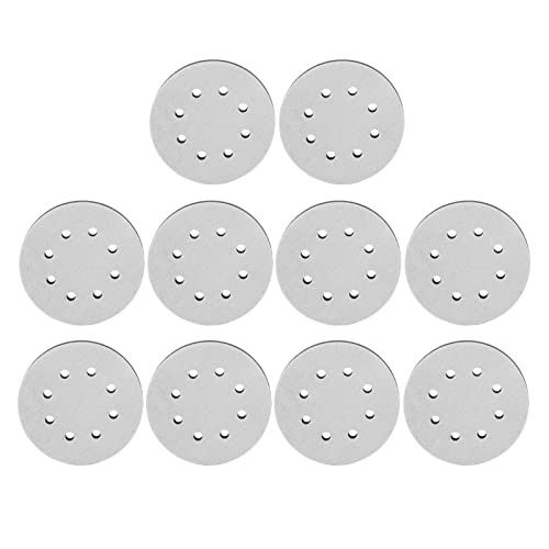 Sangeponiang Für Schleifschwamm, 10pcs 5 -Zoll -Grenzflächenpads mit Weichdichte, Ersatzschleiferpufferpolsterpolster (8 Loch) von Sangeponiang