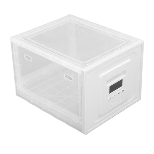 Sangeponiang Für klare, für abschließbare Aufbewahrungsbox - digitale Kombination zeitgesteuerte Medikamente - für Lebensmittelsnacks, Telefon, Tablet -Sicherheit von Sangeponiang