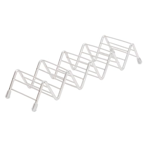 Taco Holder Edelstahl Thin Pancake Ständer Rack Wellenform Taco Tablett für Restaurantparty Taco Holder Edelstahl Thin Pancake Ständer Rack Wellenform Taco Tablett für Restaurantparty von Sangeponiang