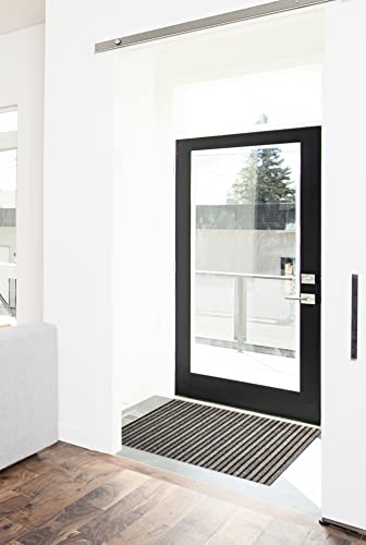 Sani-Mat Technoflex Schmutzfangmatte für Innen- und Außenbereich, antimikrobiell, 60 x 91,5 cm, Mokka von Sani-Mat
