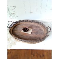 Tablett Vintage, Dekotablett, Serviertablett von SaniSanDesign