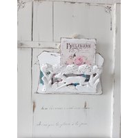 Wandregal Vintage Weiß, Shabby Chic, Aufbewahrung Wandregal Vintage Weiß, Shabby Chic, Aufbewahrung von SaniSanDesign