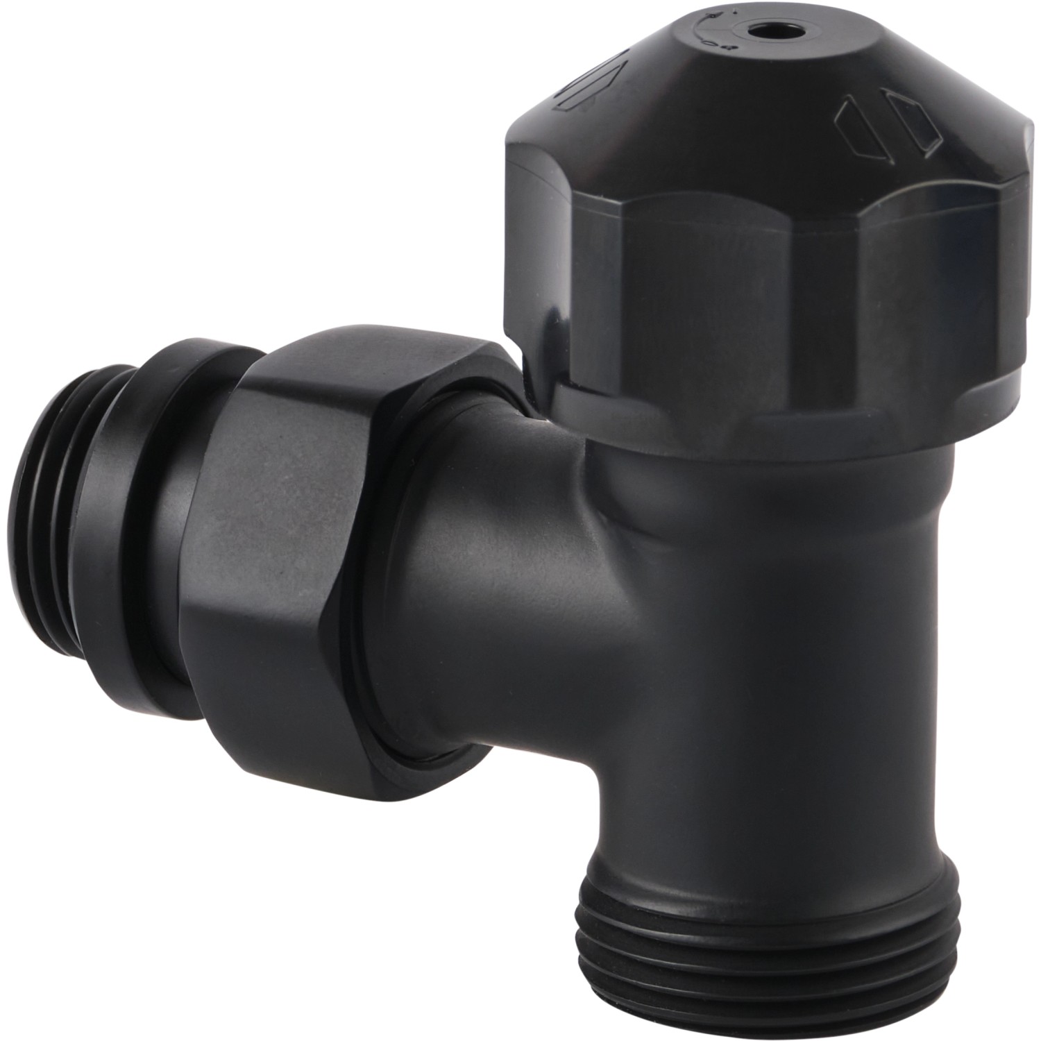 Sanicomfort Thermostatventil Unterteil Design Eck Schwarz Sanicomfort Thermostatventil Unterteil Design Eck Schwarz von Sanicomfort