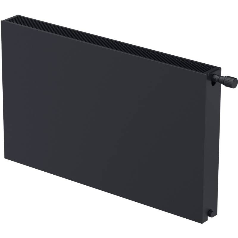 Sanicomfort Universal-Planheizkörper Typ 22 DK 100 x 10,5 x 60 cm Schwarz Matt von Sanicomfort