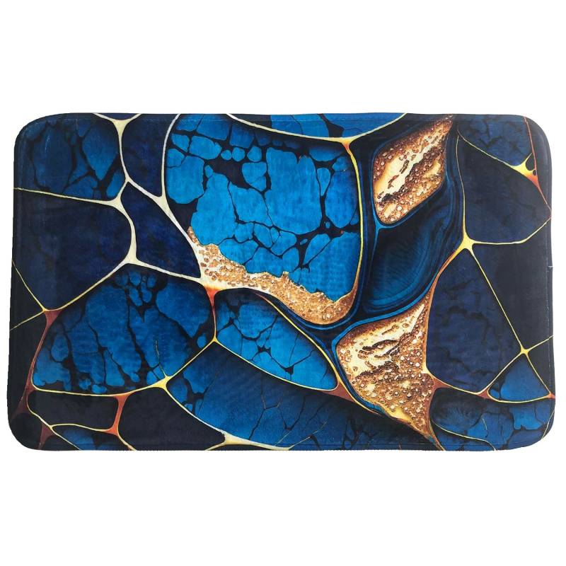 SANILO Badteppich Marmor Cobalt 70 x 110 cm SANILO Badteppich Marmor Cobalt 70 x 110 cm von Sanilo