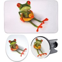 Sanilo Badaccessoire-Set "Froggy", (Komplett-Set, 3 tlg.) von Sanilo