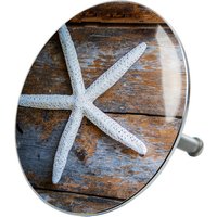 Sanilo Badewannenstöpsel, Ø: 7,2 cm, Messing - braun von Sanilo