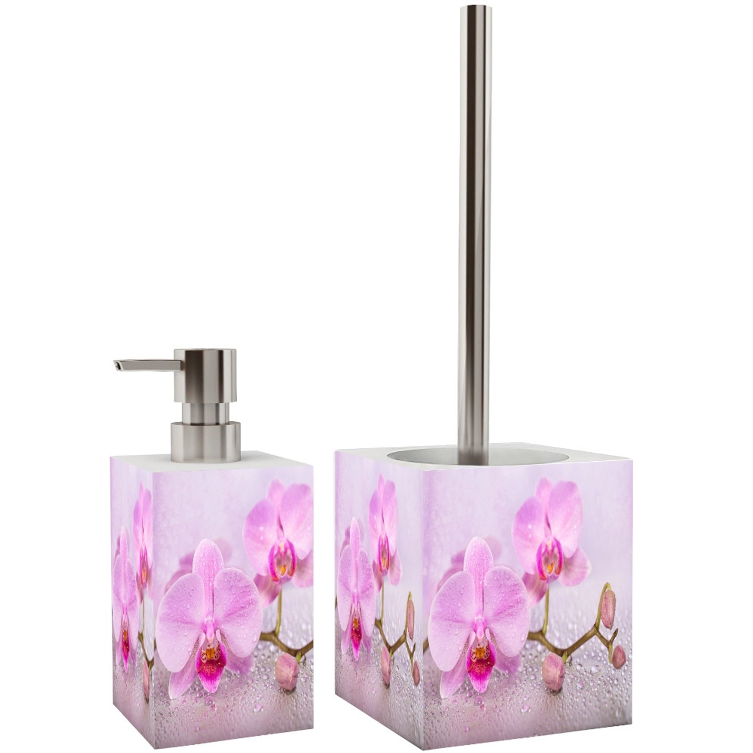 Sanilo Badezimmer Set, Seifenspender und WC Bürste Blooming Sanilo Badezimmer Set, Seifenspender und WC Bürste Blooming von Sanilo