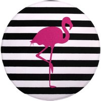 Sanilo Badteppich, pink, Polyester, mit Flamingo - rosa von Sanilo