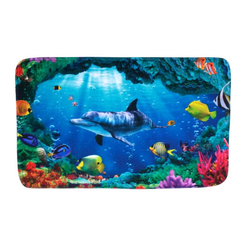 Sanilo Badteppich Delphin Korallen 70 x 110 cm von Sanilo