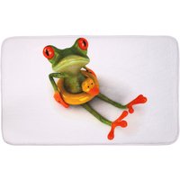 Sanilo Badteppich »Froggy«, weiß, Polyester - weiss von Sanilo