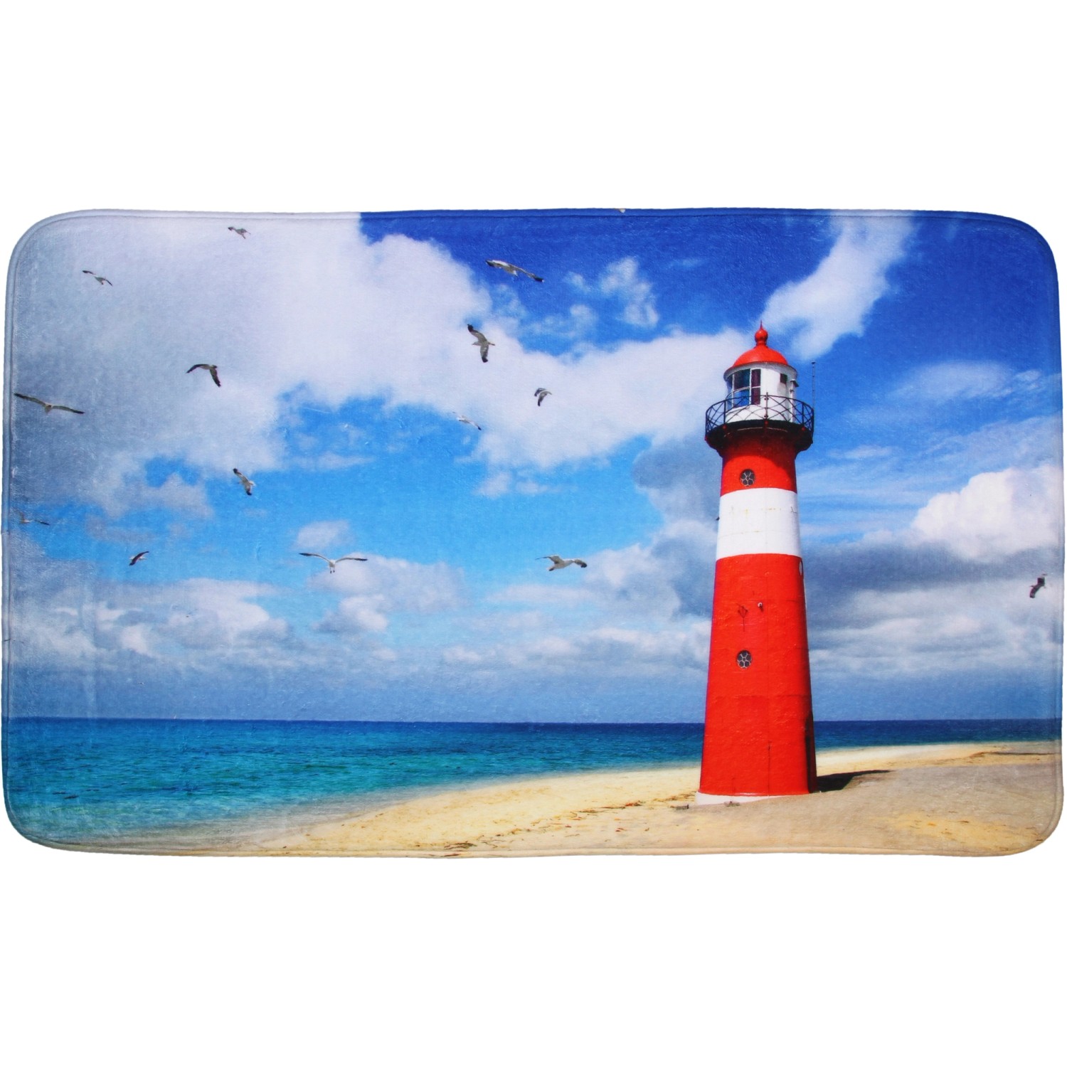 Sanilo Badteppich Leuchtturm 50 x 80 cm Sanilo Badteppich Leuchtturm 50 x 80 cm von Sanilo