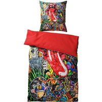 Sanilo Bettwäsche, Graffiti 135 x 200 cm - rot Sanilo Bettwäsche, Graffiti 135 x 200 cm - rot von Sanilo