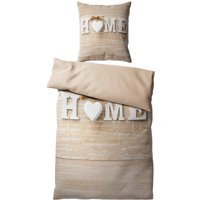 Sanilo Bettwäsche, Home 135 x 200 cm - braun von Sanilo
