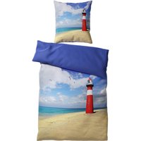 Sanilo Bettwäsche, Leuchtturm 135 x 200 cm - blau Sanilo Bettwäsche, Leuchtturm 135 x 200 cm - blau von Sanilo