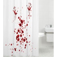 Sanilo Duschvorhang, Polyester, Blood Hands - weiss Sanilo Duschvorhang, Polyester, Blood Hands - weiss von Sanilo