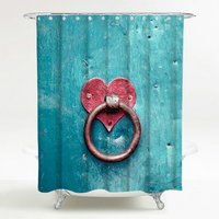 Sanilo Duschvorhang, Polyester, Knocker - blau Sanilo Duschvorhang, Polyester, Knocker - blau von Sanilo