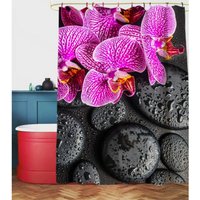 Sanilo Duschvorhang, Polyester, Madeira - schwarz Sanilo Duschvorhang, Polyester, Madeira - schwarz von Sanilo