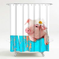 Sanilo Duschvorhang, Polyester, Schwein - rosa Sanilo Duschvorhang, Polyester, Schwein - rosa von Sanilo