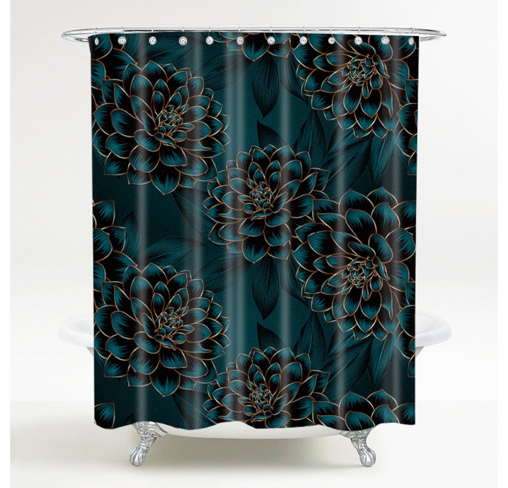 Sanilo Duschvorhang Dahlien 180 x 200 cm, 100% wasserdicht, Anti-Schimmel-Effekt, hochwertige Qualität Sanilo Duschvorhang Dahlien 180 x 200 cm, 100% wasserdicht, Anti-Schimmel-Effekt, hochwertige Qualität von Sanilo