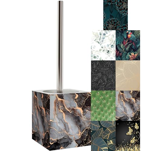 Sanilo WC Bürste, viele schöne Klobürsten zur Auswahl, hochwertige Qualität, Elegantes Design (Marmor Abstrakt) von Sanilo