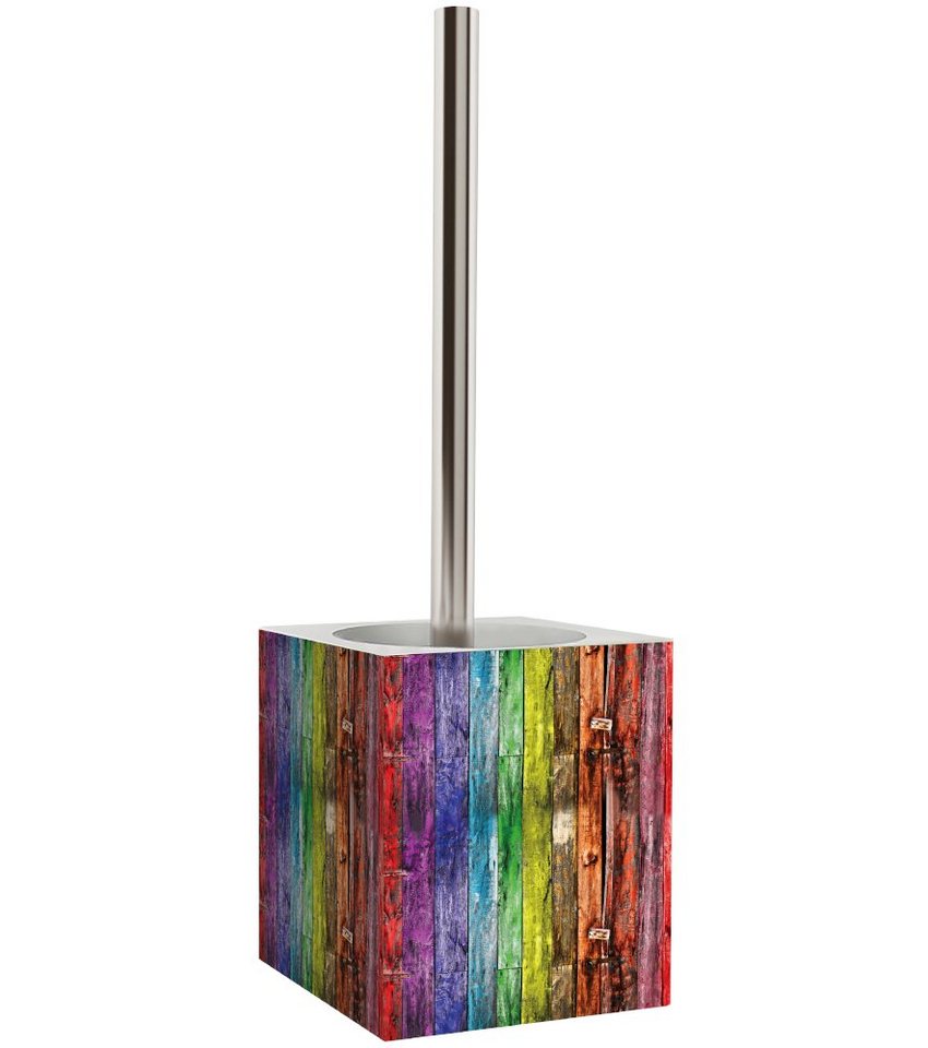 Sanilo WC-Reinigungsbürste Rainbow, modern & stylish, WC-Bürste mit auswechselbarem Bürstenkopf von Sanilo