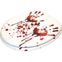 Sanilo WC-Sitz, Breite: 37,7 cm, Holz, Blood Hands - weiss Sanilo WC-Sitz, Breite: 37,7 cm, Holz, Blood Hands - weiss von Sanilo