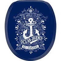 Sanilo WC-Sitz, BxL: 37,7 x 47 cm, Anker - blau Sanilo WC-Sitz, BxL: 37,7 x 47 cm, Anker - blau von Sanilo