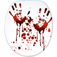 Sanilo WC-Sitz, BxL: 37,7 x 47 cm, Blood Hands - weiss Sanilo WC-Sitz, BxL: 37,7 x 47 cm, Blood Hands - weiss von Sanilo