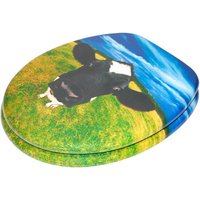 Sanilo WC-Sitz, BxL: 37,7 x 47 cm, Kuhkopf - blau Sanilo WC-Sitz, BxL: 37,7 x 47 cm, Kuhkopf - blau von Sanilo