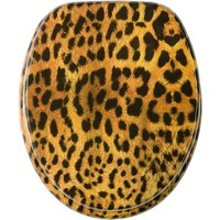 Sanilo WC-Sitz, BxL: 37,7 x 47 cm, Leopardenfell - braun von Sanilo